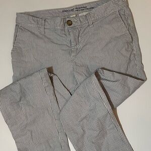 Pin stripe old navy capris